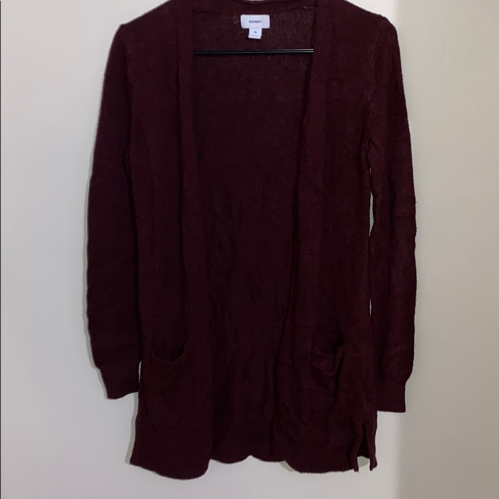 B1G1❤️Burgandy cardigan